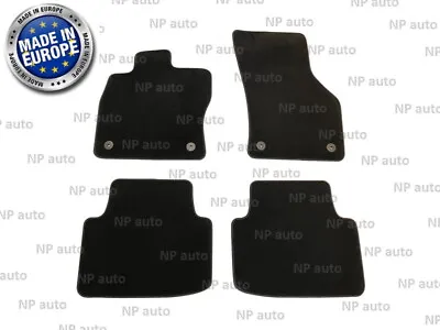 New Lhd Oem Set Vw Passat B8 15> Black Car Floor Mats Velour Carpets 3g1863011 • $55